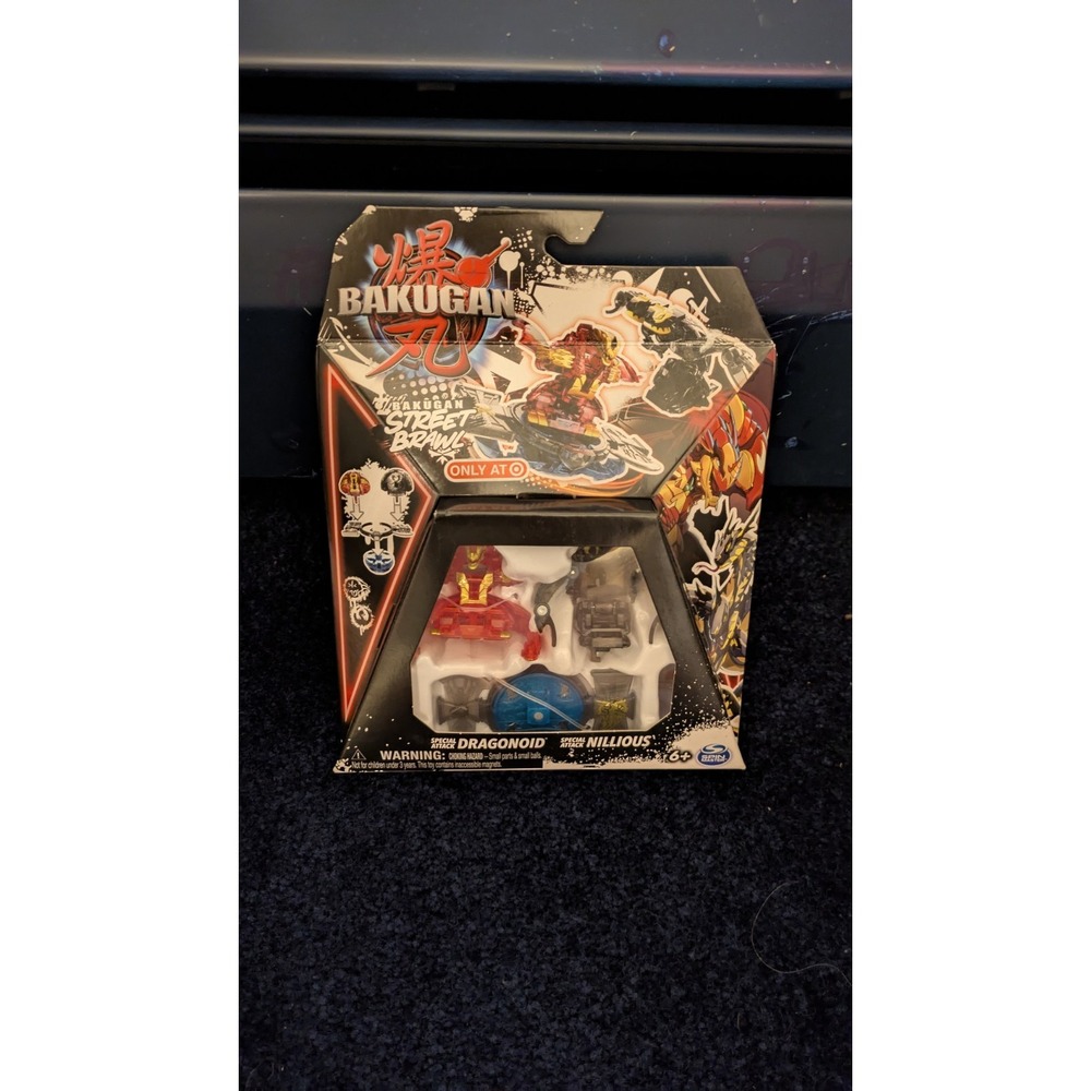 Bakugan Street Brawl Dragonoid‎ Vs Nillious 2 Pack Battling Figures New